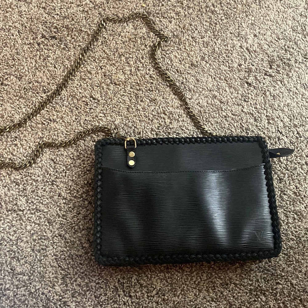 Stunning Black BOHO Louis Vuitton Crossbody Bag